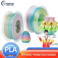Hangfeixing PLA 3D Printer Filament - Gradient Silk Candy Rainbow blue