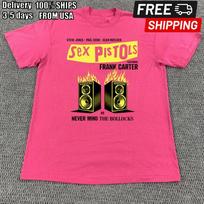 FRANK CARTER amp SEX PISTOLS Never Mind The Bollocks 2025 Pink All Size Shirt BB57 Unisex T-Shirt XXXXL