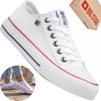 Big Star DD274A232 women's sneakers white classic low sneakers
