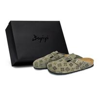 Birkenstock Abrasion Resistant Closed Toe Slippers Unisex Taupe 0560771(Team80- S-BOX) 41 pilkšvai ruda
