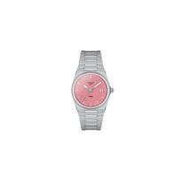 TISSOT PRX Quartz Movement 100m Water Resistance Unisex Watch Pink Watch Dial Stainless Steel Watchband T137.210.11.331.00 Pink Watch Dial pink
