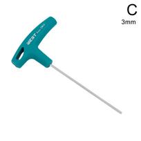 T-Handle Hex Allen Key Screws Screwdriver Driver Tool Hex Wrench 2mm/2.5mm/3mm/4mm/5mm/6mm/8mm/10mm T-Handle Spanner Allen keys blue