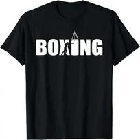 Boxing Lover Gym Boxer Kickboxing Kickboxer Enthusiast T-Shirt Unisex T Shirt Men Clothing Tees Hip Hop TShirt Streetwear - M... S įvairiaspalvis