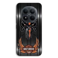 Phone case - MANIACASE - Xiaomi Redmi Note 15 Pro Plus 5G - Silicone TPU - Harley Davidson skull - Grey pilka