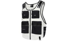 Nike Liemenės Vyriškos Baltos Be Apykaklės Vidutinio Stiliaus Darbiniai Drabužiai DA0500-072 XL black