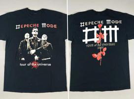 Depeche Mode Tour of The Universe 2009 T-Shirt, Depeche Mode Rock Band Tour Tee, Unisex T-Shirt S