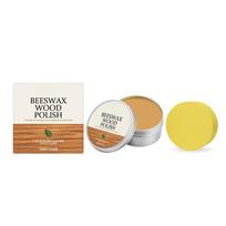 Beeswax Wood Polish Natural Wood Care Conditioner for Furniture and Wooden Surfaces Protects and Restores Wood Finish 3 3oz Tin with Applicator Pad One Size geltona