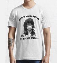 Keith Richards Is My Spirit An*Mal T-Shirt Unisex Short Sleeve T-Shirt All Sizes L