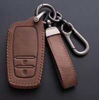 Naujas automobilio nuotolinio rakto dėklas dangtelis Toyota RAV4 Crown Hilux Fortuner Camry Land Cruiser Prado Apsauginis apvalkalas Fob priedai ruda