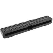 8 Inch Lightweight Surfboard Fin Box PVC Longboard Wakeboard Fin Box Big Tail Rudder Slots juoda