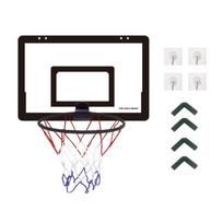 Small Home Exercise Basketball Hoop Wall Frame Stand Lifting Basket Hanging Backboard Indoor Basketball Hoop Enduring black