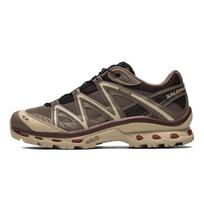SALOMON XT Quest Cushioning Coverage Support Breathable Low top Running Shoes Unisex Brown Yellow Sneakers 478850 45⅓