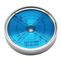 Aluminium for Case Bullseye Spirit Bubble Surface Level Rv Leveling Bubble Round Inclinometers Ø60mm Accuracy 15'/2