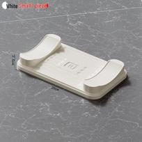 Home Dumbbell Stand & Barbell Rack - Fitness Equipment Support for Men & Women with Placement Mat Default Option white