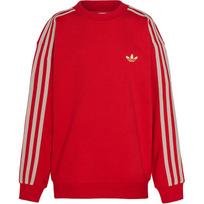 Adidas Originals 3-Stripes Crew Sweatshirt Red Kids IA8933 170 gray