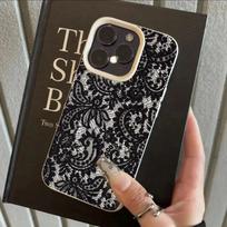 Letter Black Lace Case For Samsung Galaxy A16 A15 A14 A13 A54 A53 A52 A36 A35 A34 A33 A32 A26 A25 A24 A07 A06 A05 Soft Cover Samsung A13 4G