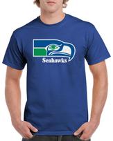 Seahawks T-Shirt Seattle Football Sea Old Classic Throwback Retro GSS02 XXXXL