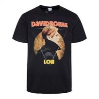 Amplified David Bowie Low Mens Black T Shirt David Bowie Classic Tee T Shirt L