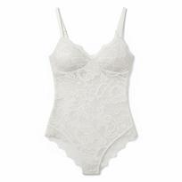 Summer new one-piece shapewear lace women's gathering underwear suspender body corset S
