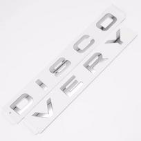 3D DISCOVERY Raidės Emblema Automobilio Priekinis Variklio Dangtis Galinė Ženklelio Lipdukas Priedai Glossy Silver white