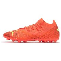 Puma Future Z 1.4 Round Toe Lace-Up MG (Rubber Short Studs) Artificial Turf Fabric Soccer Shoes Men soccer shoes Orange Yellow 106991-03 43