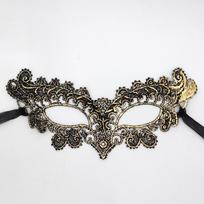 Halloween Masquerades Lace Half Face Lensless Eyeglass Fancy Dress Ball Party Supplies Props KTY