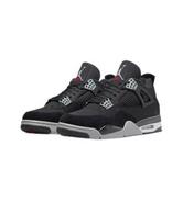 Air Jordan 4 Retro SE Low Black Canvas GS DV0553-006 EU 36