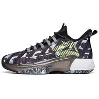 Anta Attack 3 Slip-Resistant Cushioning Wear-Resistant Low-Top Basketball Shoes Black White Gray Sneakers 112131609-2 44.5