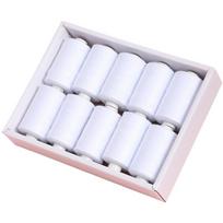 10 Varied Sewing Thread Spools With Wood Bobbins Strong Polyester for Home Tailoring balta