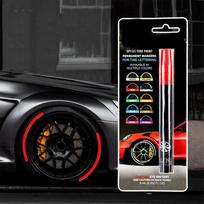 Tire Letter Paint Marker Ergonomic Design for Comfortable Application Use Red gray