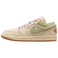 Air Jordan 1 Low SE Sail Olive Aura Pearl White Women Sneakers Cream Iced-Carmine II0569-100 38