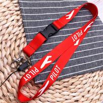 OPERATOR Lanyard For Keys Card Holder Phone Hang Rope Fashion Gift For Friend PILOT Red Neck Straps DIY Remove Buckle Lanyards blue