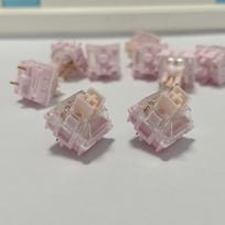Outemu Strawberry Switch Silent 32gf Linear Mechanical Keyboard Light Pressure 5Pin RGB SMD Switches Factory lubed Custom Kit 10 PCS gray