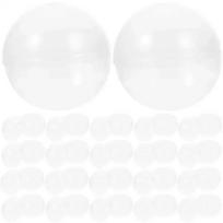 10pcs 35/60mm Vending Machine Round Clear Empty Capsules Toy Bulk Gumball Machine Surprise Ball For Event Party Supplies 2.8X2.8CM skaidri