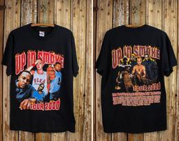 Vintage Up In Smoke Tour Rap Tee 2000 Black S brown