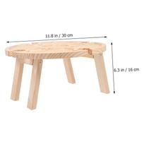 In-Stock Pine Wood Folding Table: Outdoor Camping, Picnic, Portable Snack & Dining Table with Red Wine Glass Storage