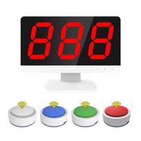 Bcity Wireless Quiz Buzzer System black
