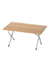 Snow Peak One Action Low Table Bamboo LV-100TR Low Table Bamboo Top One Action Folding