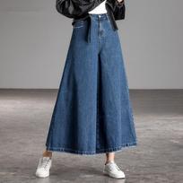Wide Leg Jeans Women Korean High Waist Baggy Mom Jeans Streetwear Pant Pants Y2k Clothes Womens Width 25
