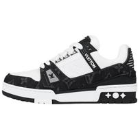 LOUIS VUITTON Trainer Low top Stylish Skateboarding Shoes Men's Black 1A9JG9
