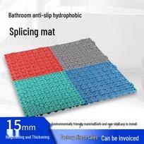 Sujungiama pralaidi vandeniui neslystanti PVC grindų danga virtuvėms ir vonios kambariams Thick PVC 380g pilka spalva