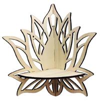 Hollowed Flower Corner Shelves Wood Floating Wall Shelf Plant Display Corner Shelves Organizers Storage Rack Home Decors