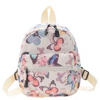 Women Mini Fashi School Backpack Travel Shoulder Bag Ladies Small Rucksack Cute Canvas Student School Bag