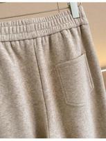 Women's Fleece-Lined Hooded Sweatshirt & Wide-Leg Pants Set - Slimming Casual Sportswear for Autumn/Winter 2025. M