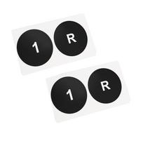 Black Button Sticker Gear Selector Decal Vinyl Decal Button Repair Decal Overlay Decal Reduced Light Penetration For GranTurismo China Mainland black