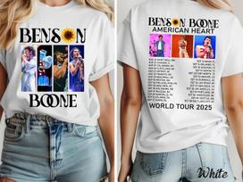 Benson Boone Fireworks  Rollerblades Tour Vintage Shirt Gift for Fan T-Shirt M black