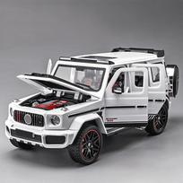 1:24 Mercedes Benz G800 lydinio metalo liejamas modelis, automobilis su garsu ir šviesa, atsukamas atgal, labai tikroviškas, gimtadienio dovana berniukui, vaikui, dovana
