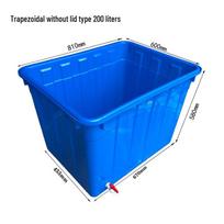Jundingying 200L trapecijos formos plastikinis vandens bakas blue