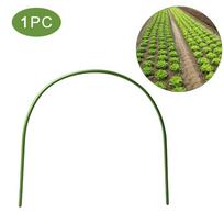 Greenhouse Hoop 4ft Long Plastic Coated Steel Pipe Garden Grow Tunnel Support Hoop for Raised Beds green