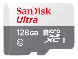 SANDISK BY WESTERN DIGITAL SANDISK 128GB Micro SDXC UHS-I Memory Card (SDSQUNR-128G-GN3MN)